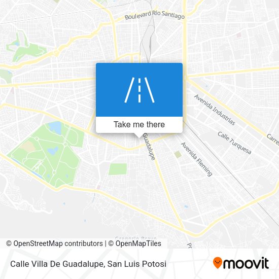 Calle Villa De Guadalupe map