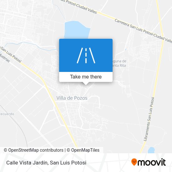 Mapa de Calle Vista Jardín