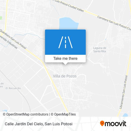 Mapa de Calle Jardín Del Cielo