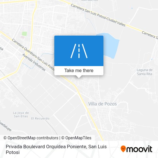 Privada Boulevard Orquídea Poniente map