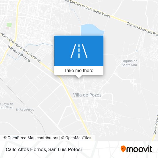 Mapa de Calle Altos Hornos