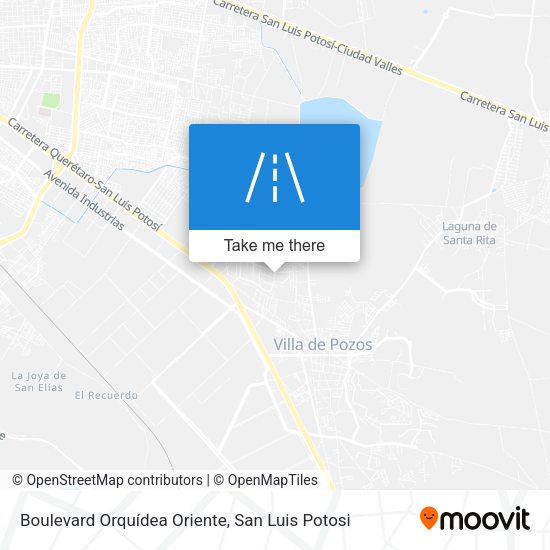 Mapa de Boulevard Orquídea Oriente