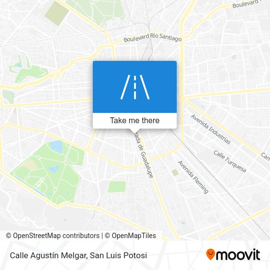 Mapa de Calle Agustín Melgar