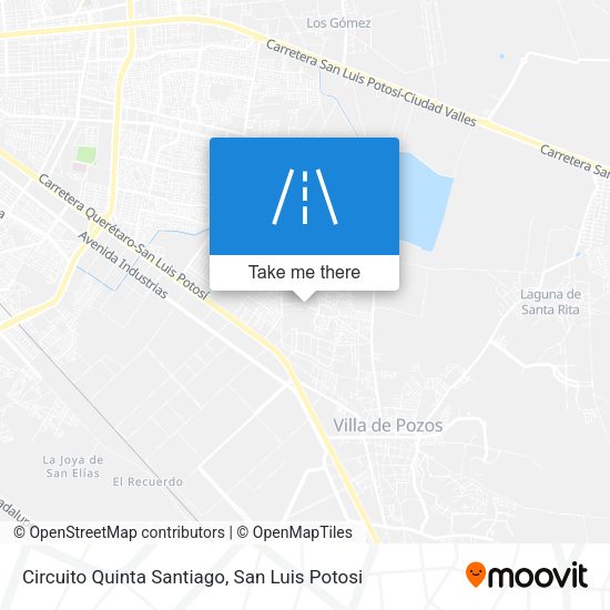 Circuito Quinta Santiago map