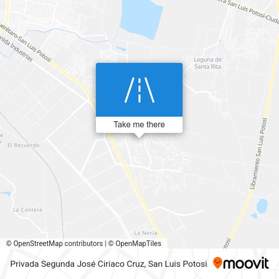 Privada Segunda José Ciriaco Cruz map