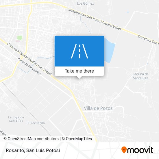 Mapa de Rosarito