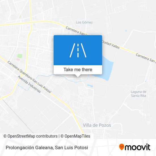 Prolongación Galeana map