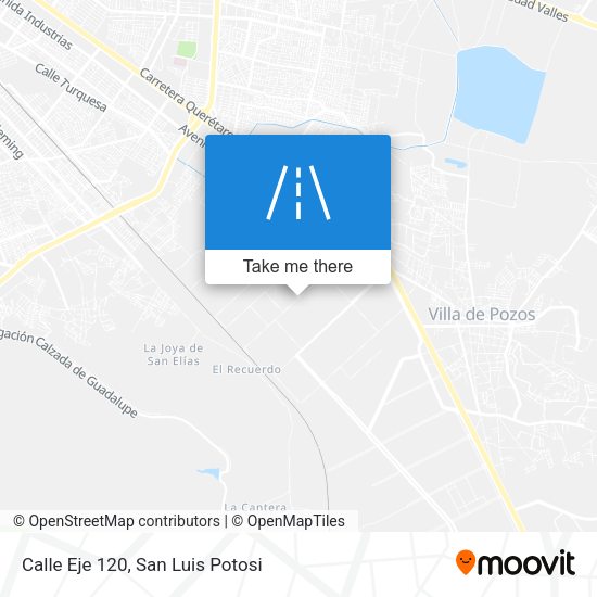 Calle Eje 120 map