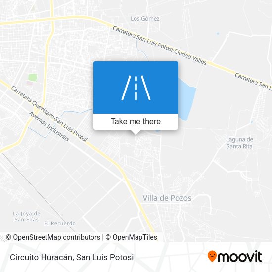Mapa de Circuito Huracán