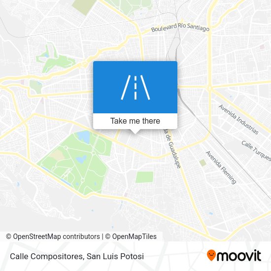 Mapa de Calle Compositores