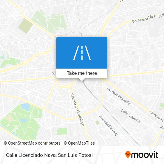 Mapa de Calle Licenciado Nava