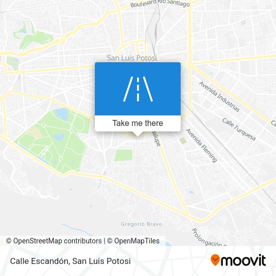 Mapa de Calle Escandón