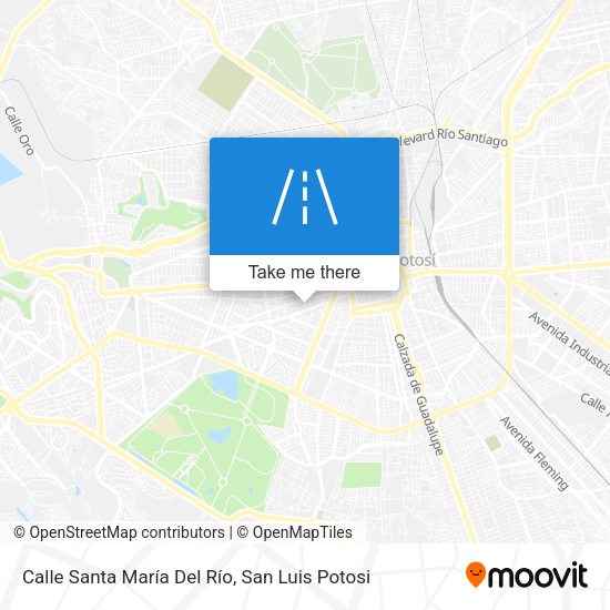 Mapa de Calle Santa María Del Río