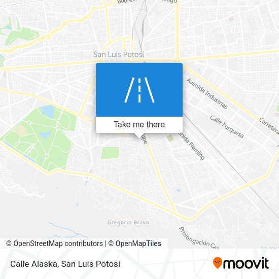 Mapa de Calle Alaska