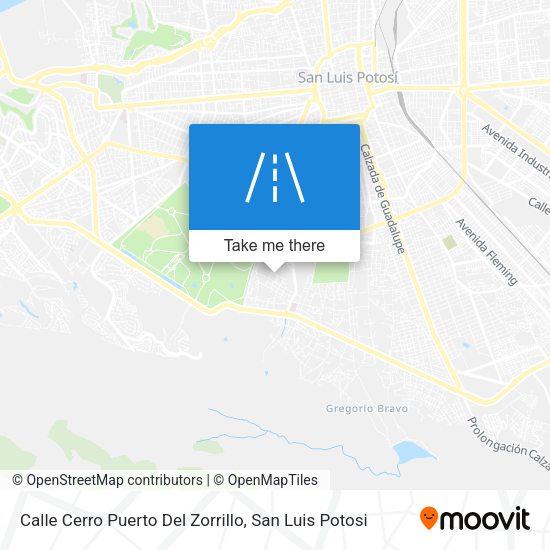 Mapa de Calle Cerro Puerto Del Zorrillo