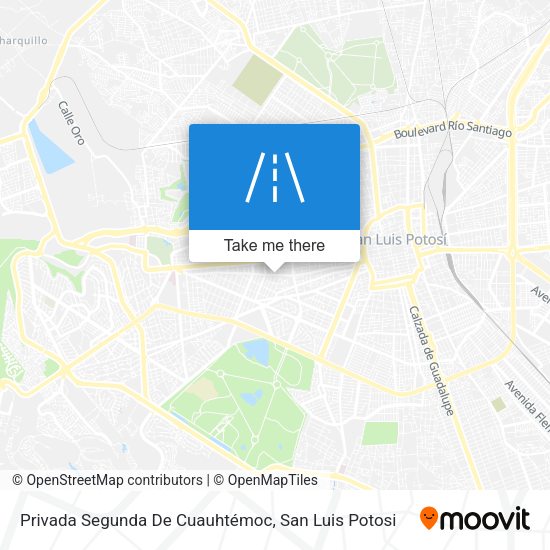 Mapa de Privada Segunda De Cuauhtémoc