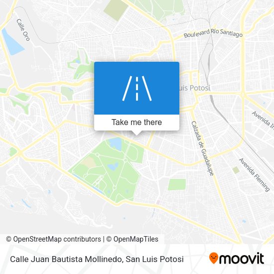 Calle Juan Bautista Mollinedo map