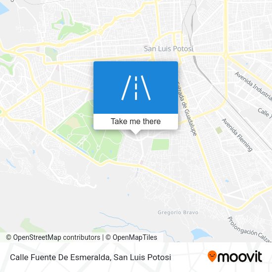 Mapa de Calle Fuente De Esmeralda