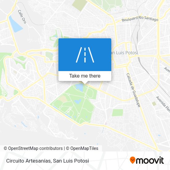 Circuito Artesanías map
