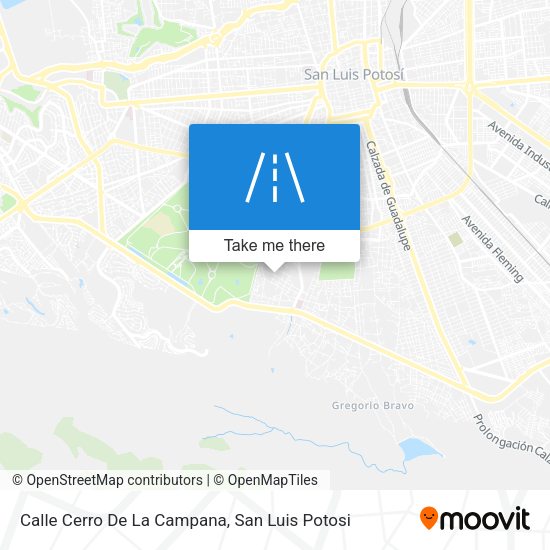 Calle Cerro De La Campana map
