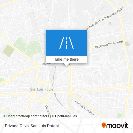 Privada Olivo map