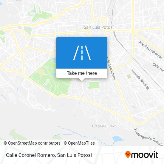 Calle Coronel Romero map
