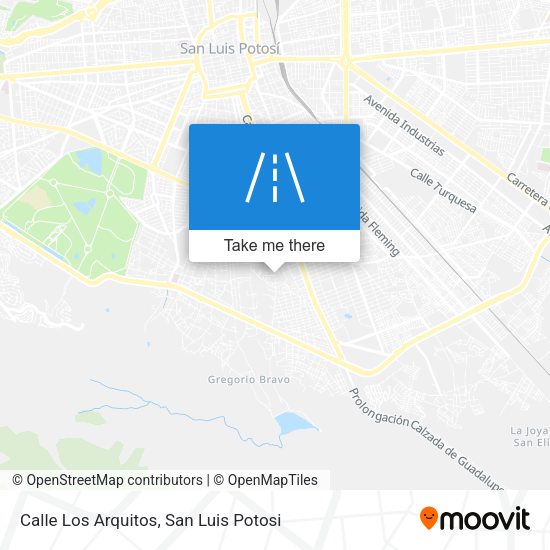 Mapa de Calle Los Arquitos