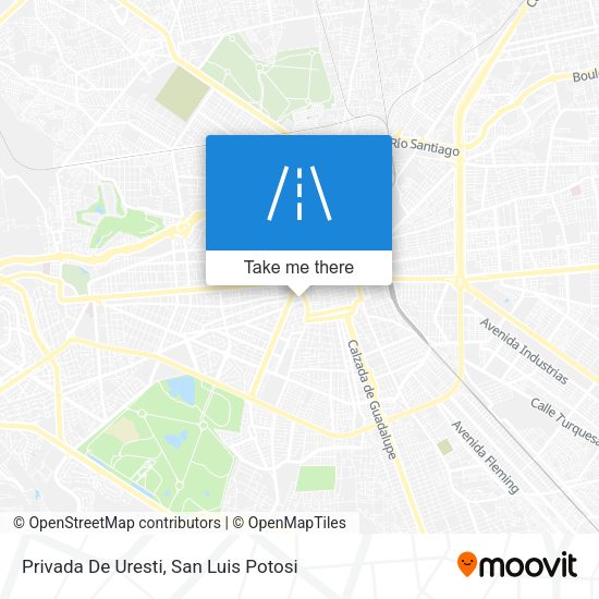 Mapa de Privada De Uresti