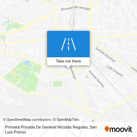 Primera Privada De General Nicolás Regules map