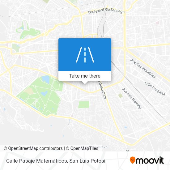 Calle Pasaje Matemáticos map