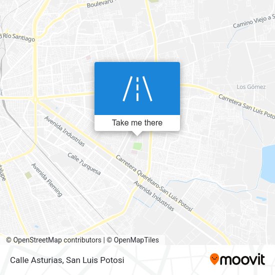 Calle Asturias map