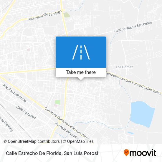 Calle Estrecho De Florida map