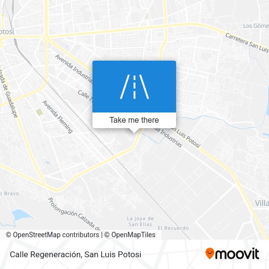 Calle Regeneración map