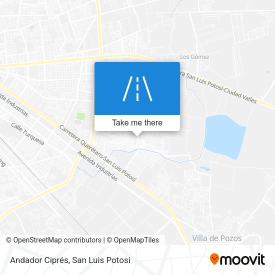 Mapa de Andador Ciprés