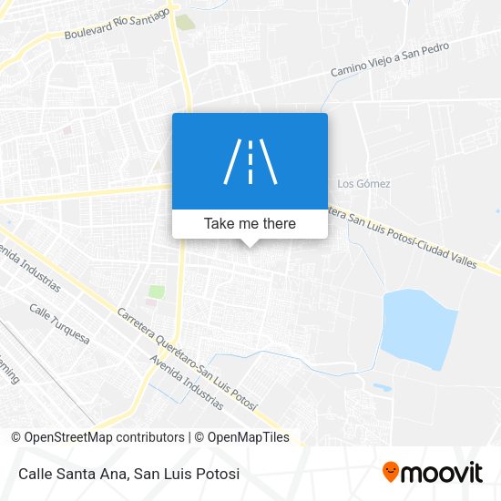 Calle Santa Ana map