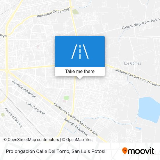 Mapa de Prolongación Calle Del Torno
