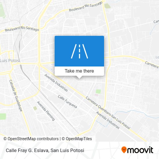 Calle Fray G. Eslava map