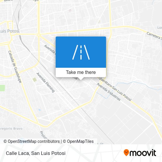 Calle Laca map