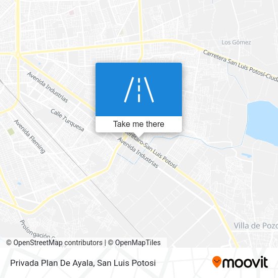 Privada Plan De Ayala map