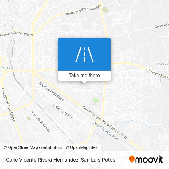 Calle Vicente Rivera Hernández map