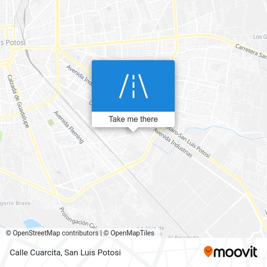 Mapa de Calle Cuarcita