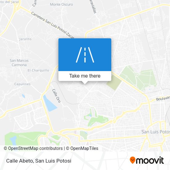 Calle Abeto map