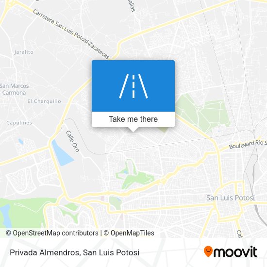 Mapa de Privada Almendros