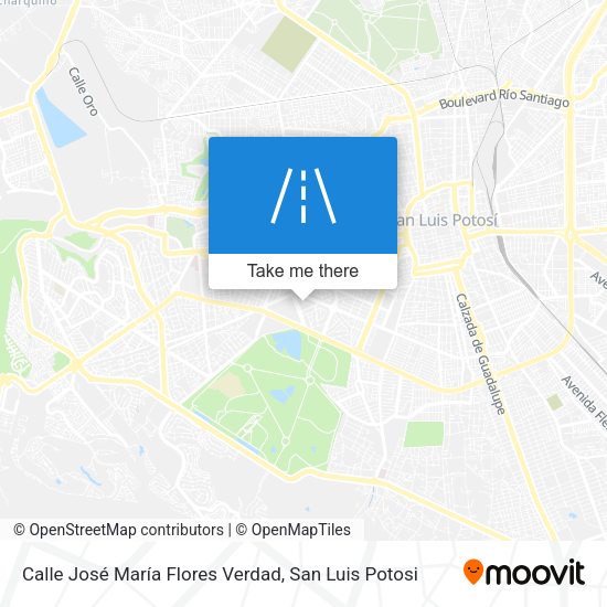 Mapa de Calle José María Flores Verdad