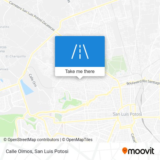 Calle Olmos map