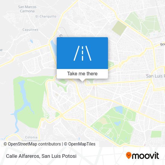Calle Alfareros map