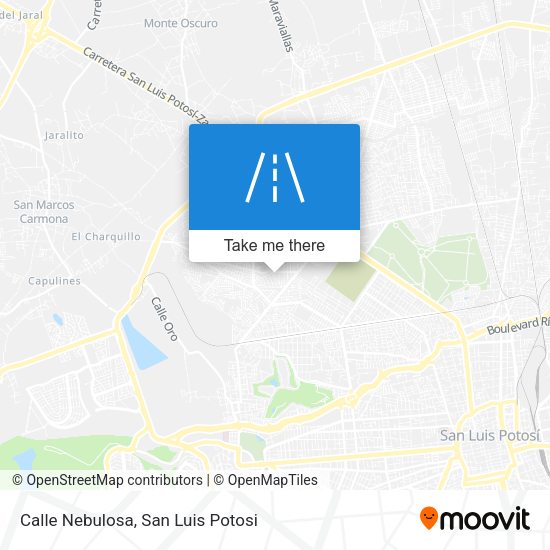 Calle Nebulosa map