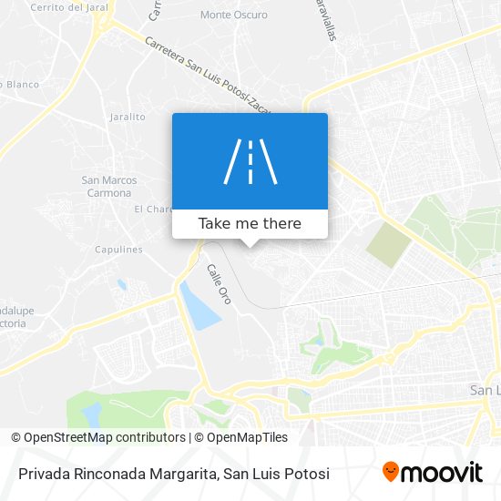 Privada Rinconada Margarita map