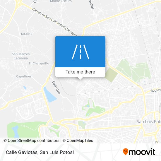 Calle Gaviotas map
