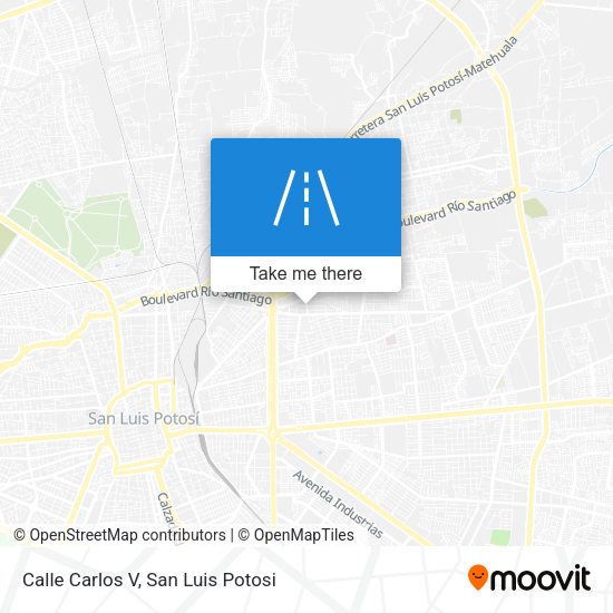 Calle Carlos V map